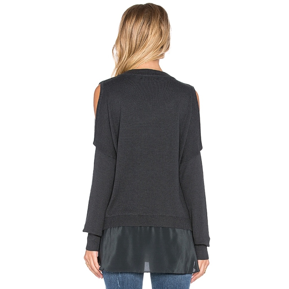 CENTRAL PARK WEST OAKLAND COLD SHOULDER SWEATER - Picture 3 of 8